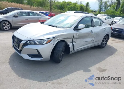 2021 Nissan Sentra Sv Xtronic Cvt z USA, uszkodzony, nr VIN 3N1AB8CV4MY248478